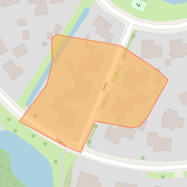 Kaart van postcodegebied 9285LK.