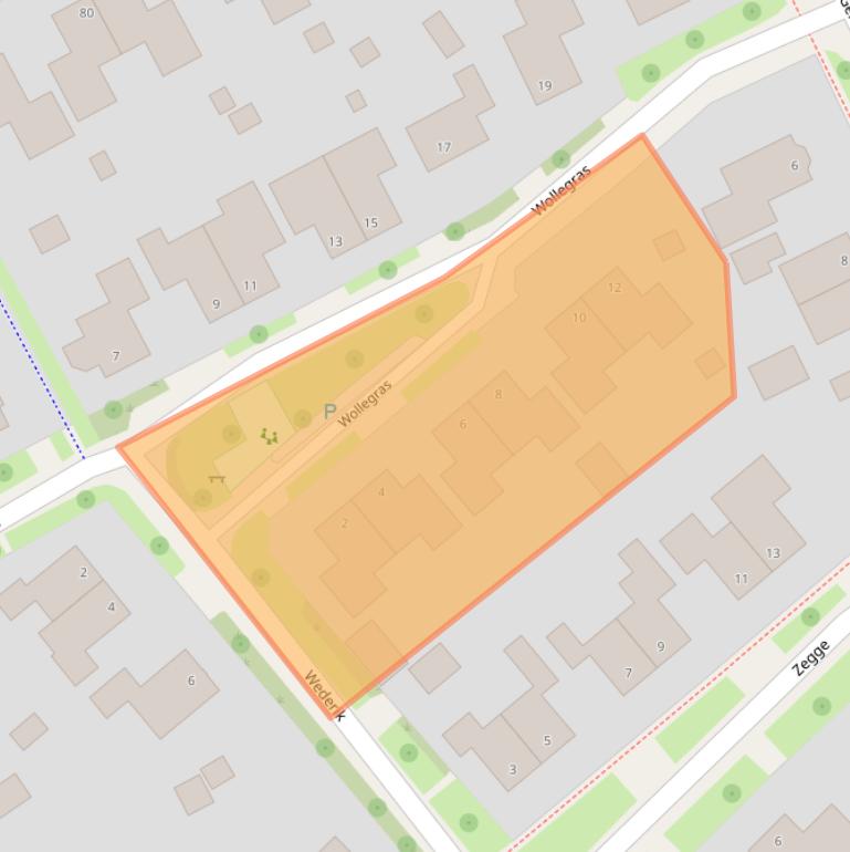 Kaart van postcodegebied 9285LN.