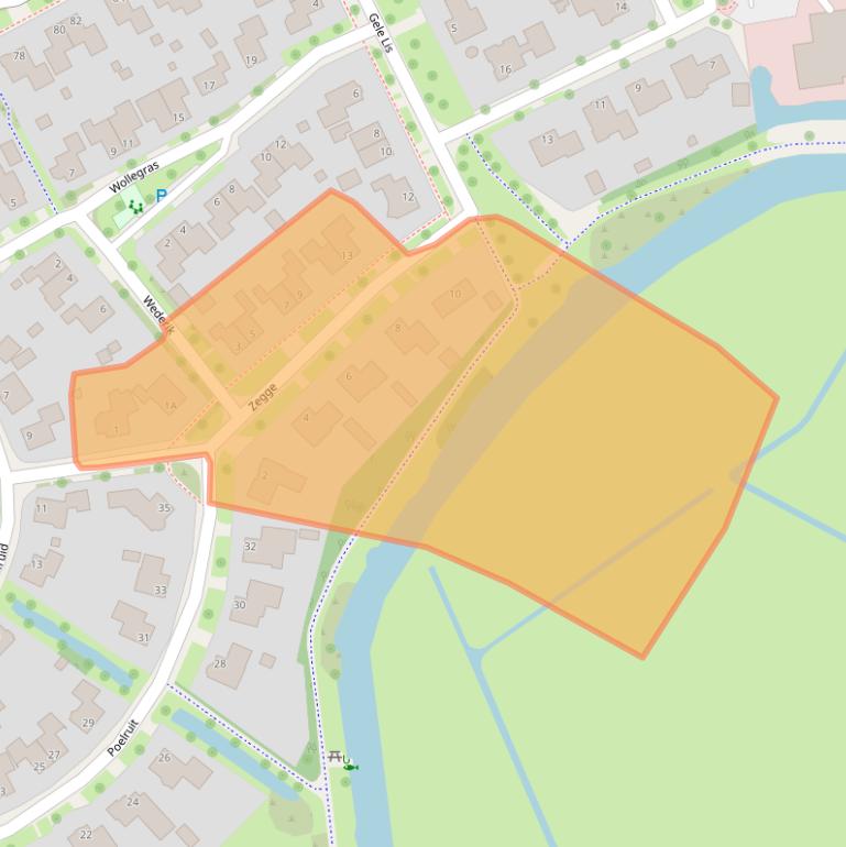 Kaart van postcodegebied 9285LS.