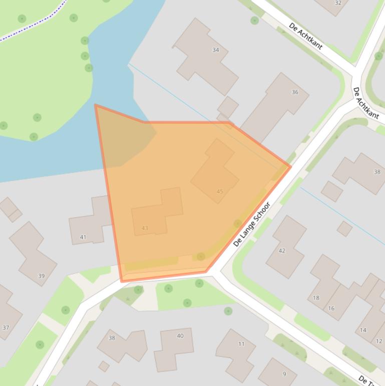 Kaart van postcodegebied 9285MB.