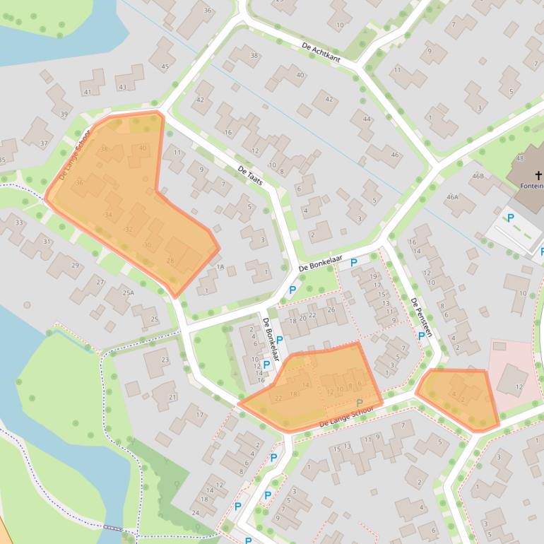 Kaart van postcodegebied 9285MC.