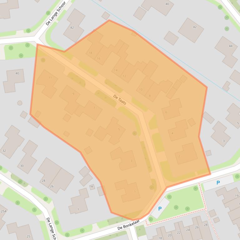 Kaart van postcodegebied 9285ME.