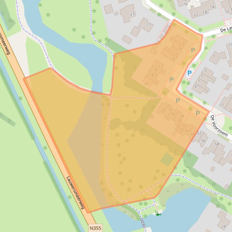 Kaart van postcodegebied 9285MP.