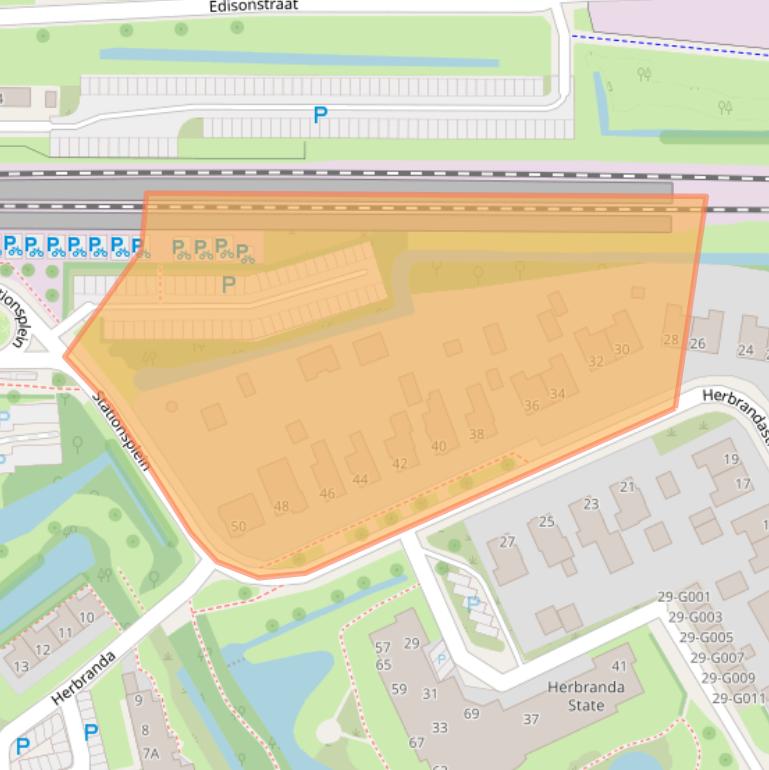 Kaart van postcodegebied 9285NL.