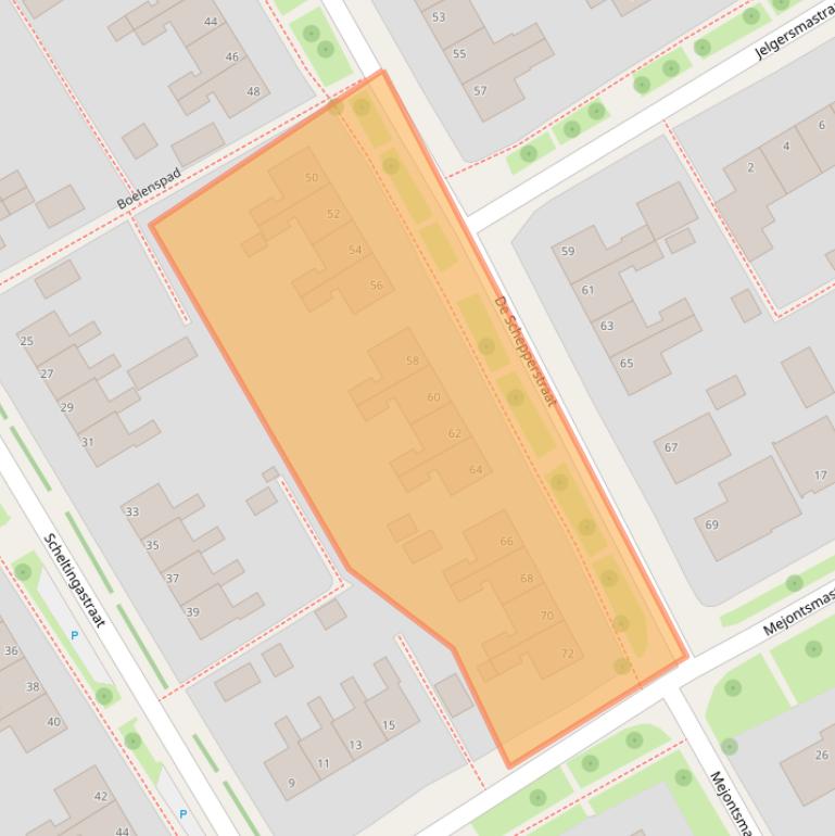 Kaart van postcodegebied 9285PL.