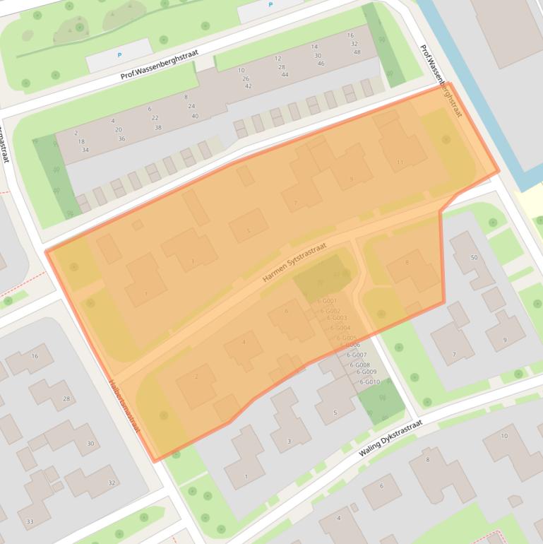 Kaart van postcodegebied 9285PV.