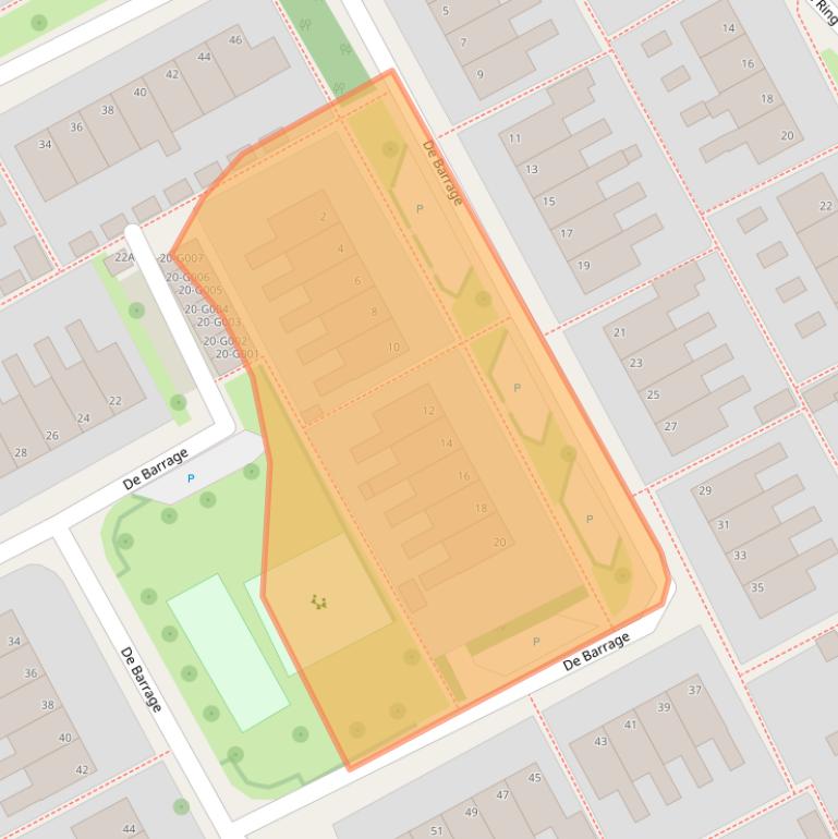 Kaart van postcodegebied 9285SL.