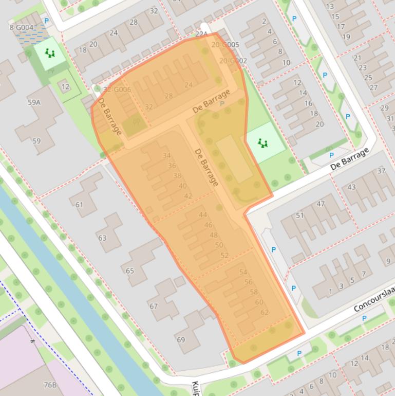 Kaart van postcodegebied 9285SM.