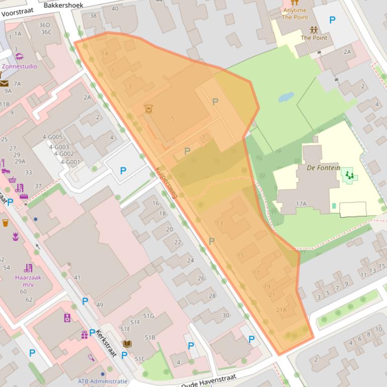 Kaart van postcodegebied 9285SN.