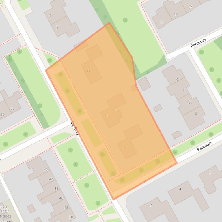 Kaart van postcodegebied 9285SX.