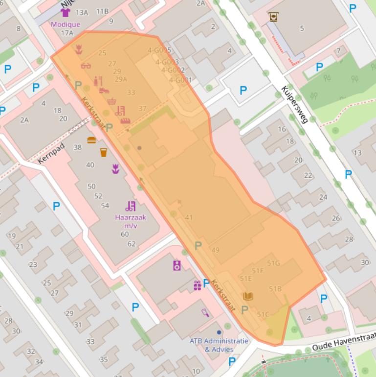 Kaart van postcodegebied 9285TA.