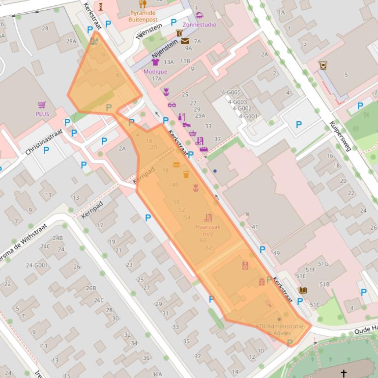 Kaart van postcodegebied 9285TB.