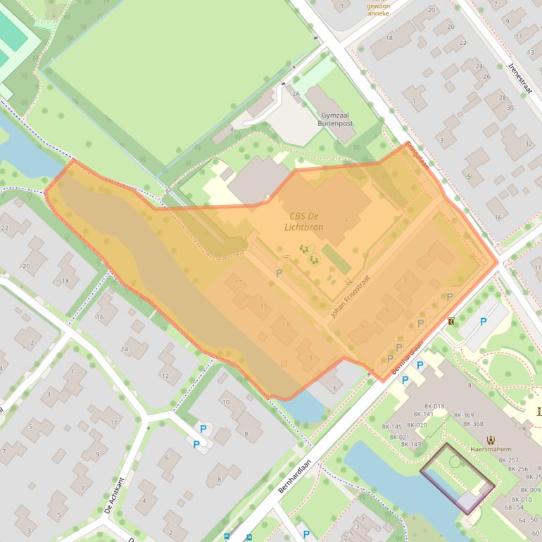 Kaart van postcodegebied 9285TS.