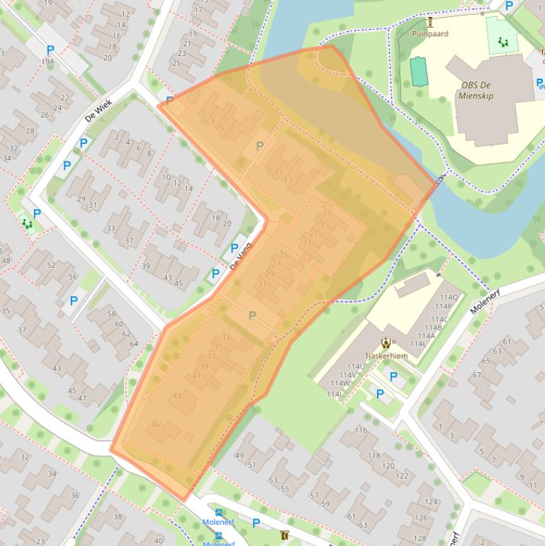 Kaart van postcodegebied 9285VA.