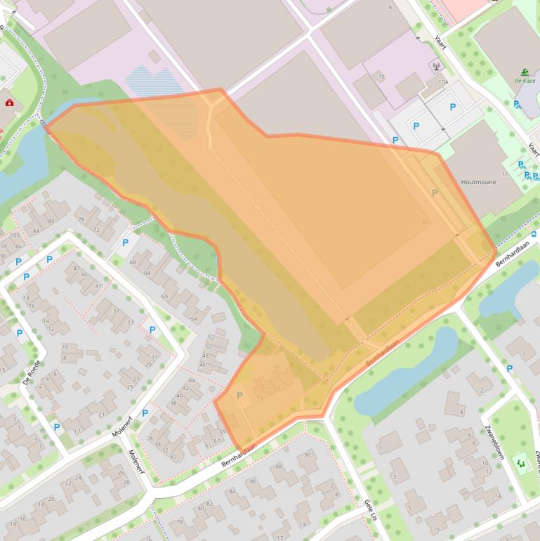 Kaart van postcodegebied 9285VE.