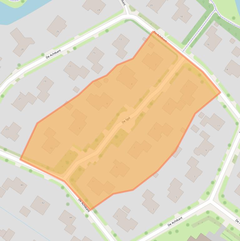 Kaart van postcodegebied 9285VJ.