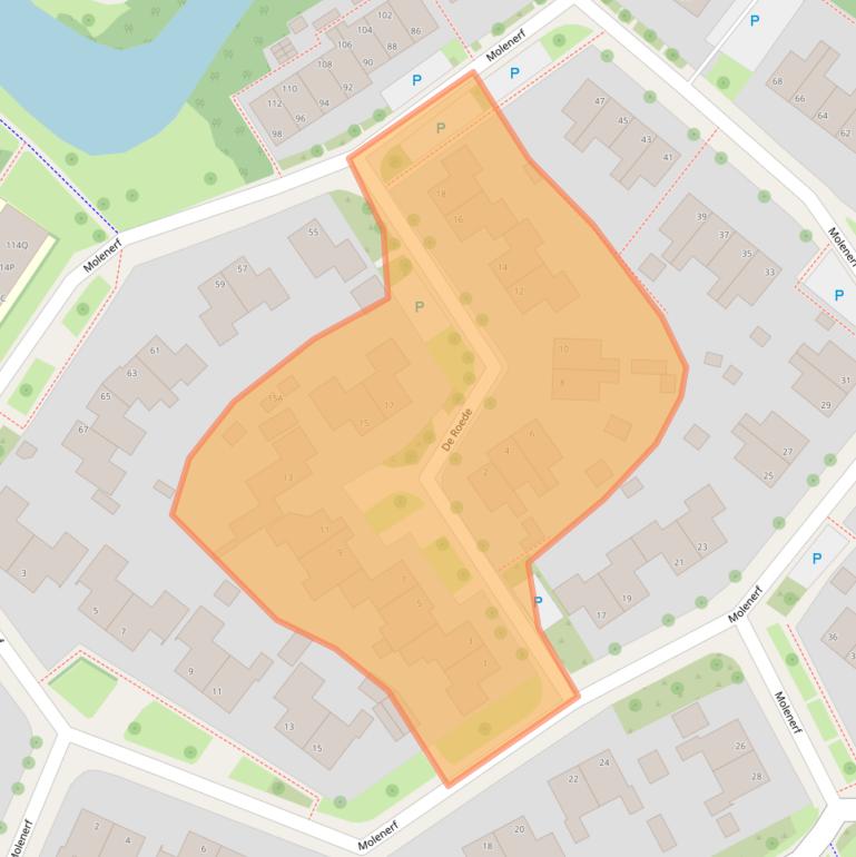 Kaart van postcodegebied 9285VK.