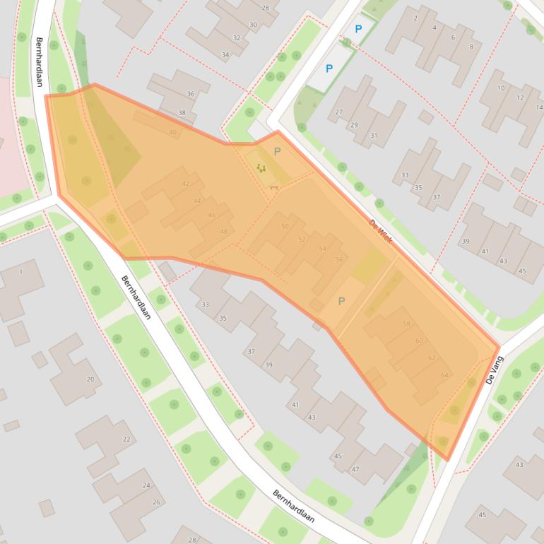 Kaart van postcodegebied 9285VZ.