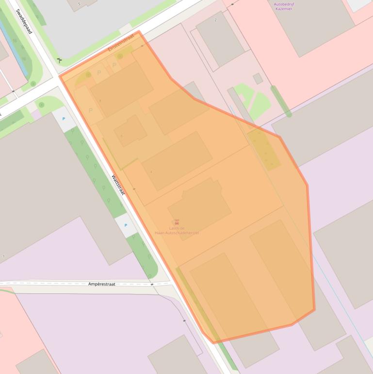 Kaart van postcodegebied 9285WR.