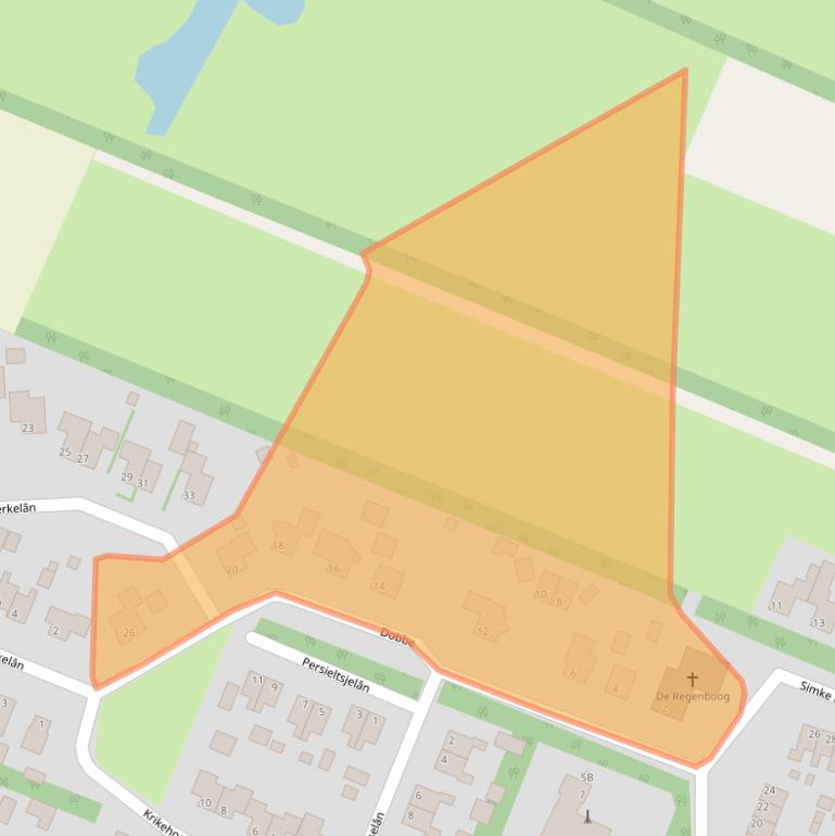 Kaart van postcodegebied 9286GK.