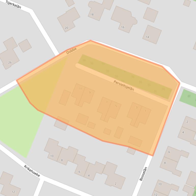 Kaart van postcodegebied 9286GM.