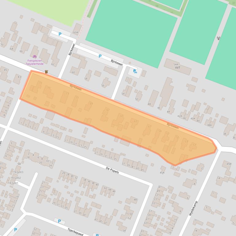 Kaart van postcodegebied 9287LB.