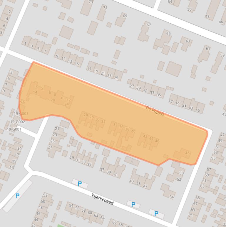 Kaart van postcodegebied 9287LN.