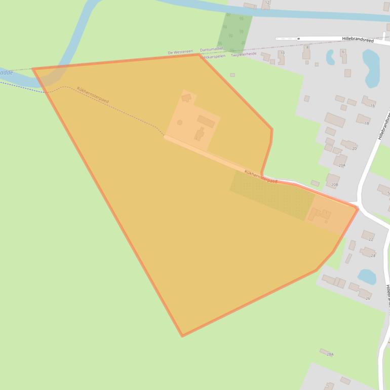 Kaart van postcodegebied 9287NP.