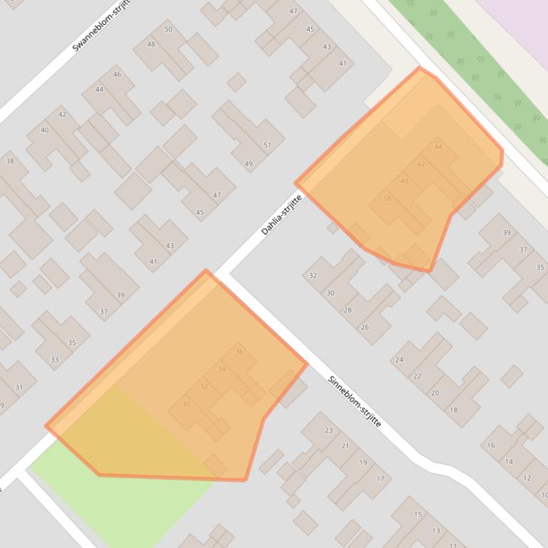 Kaart van postcodegebied 9288AE.