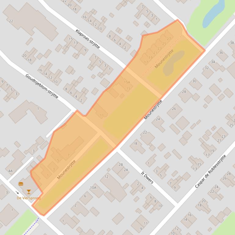 Kaart van postcodegebied 9288AR.