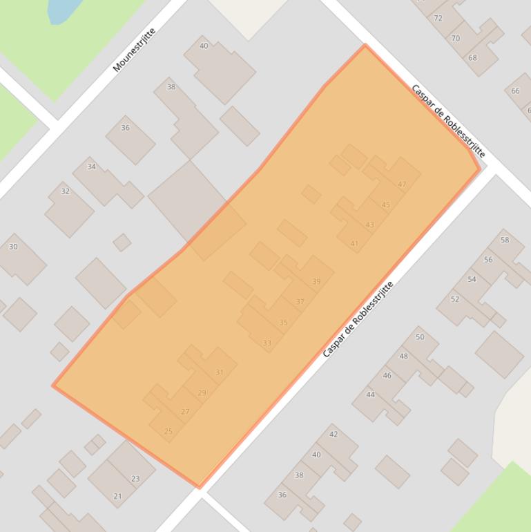 Kaart van postcodegebied 9288AX.