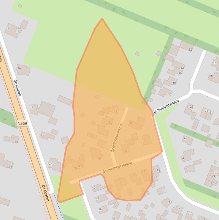 Kaart van postcodegebied 9288CN.