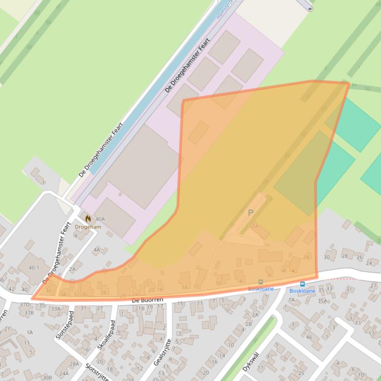 Kaart van postcodegebied 9289HG.