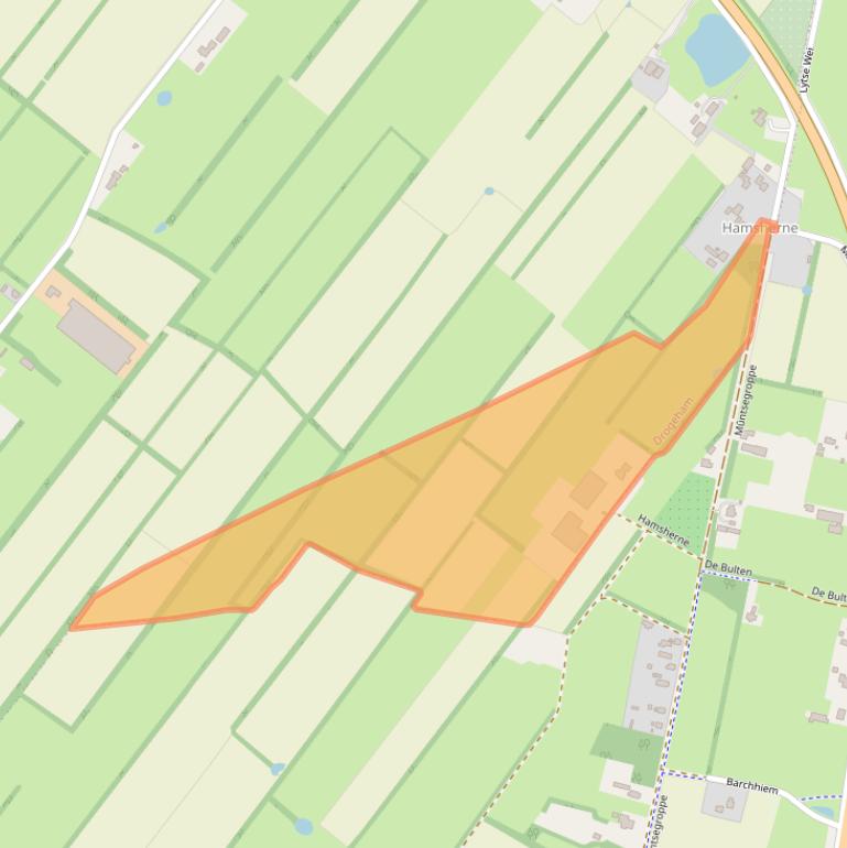 Kaart van postcodegebied 9289KP.