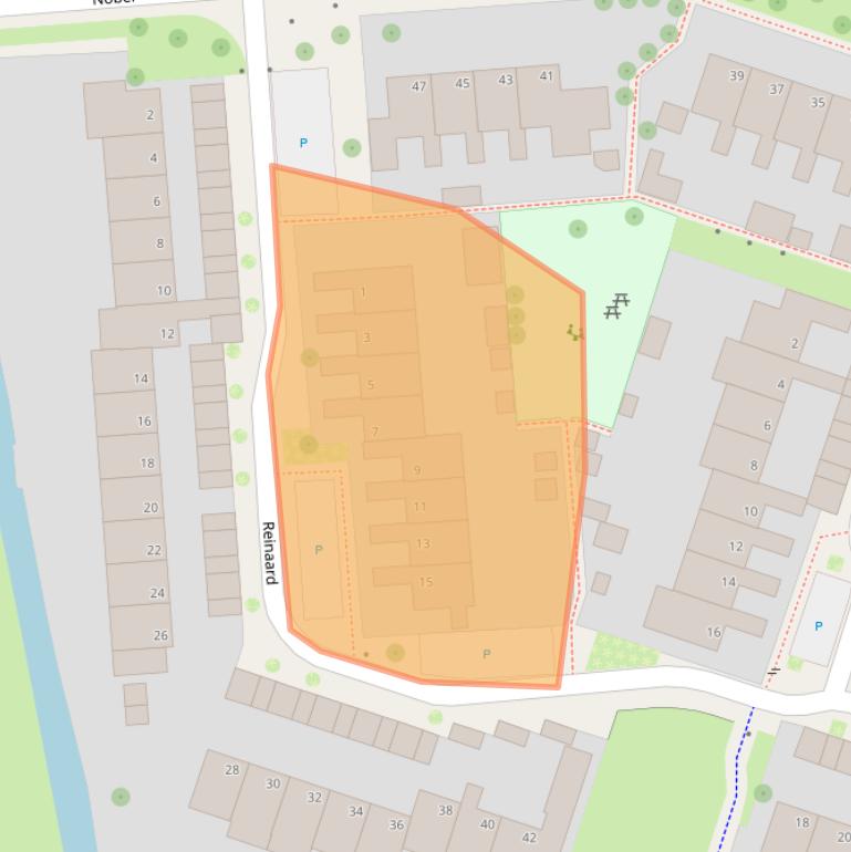 Kaart van postcodegebied 9291AC.
