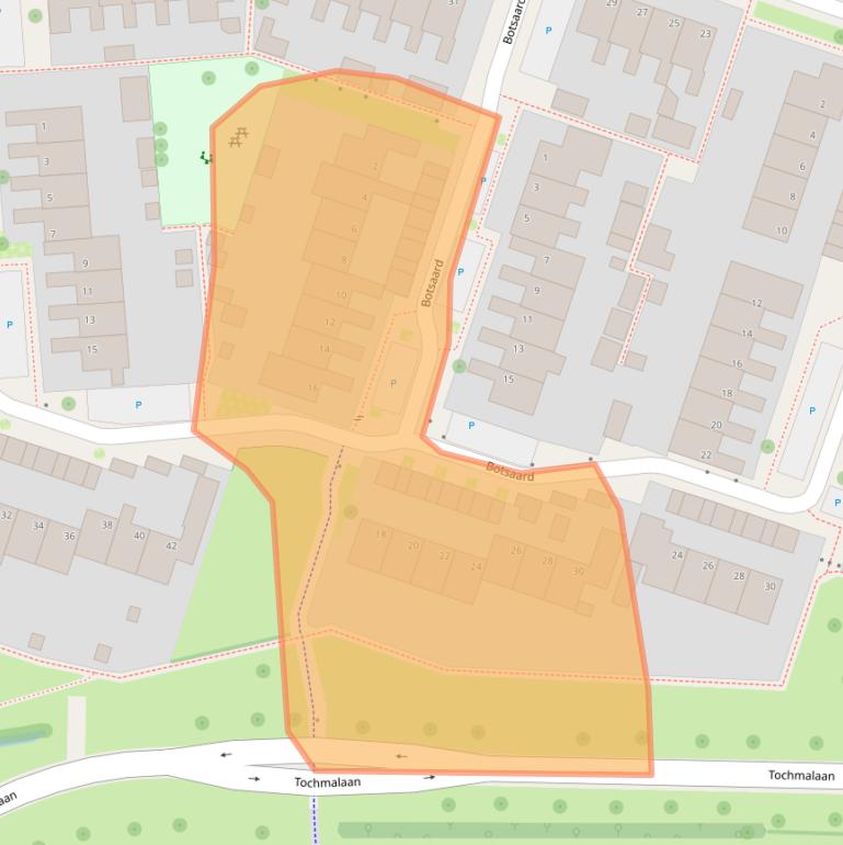 Kaart van postcodegebied 9291AG.