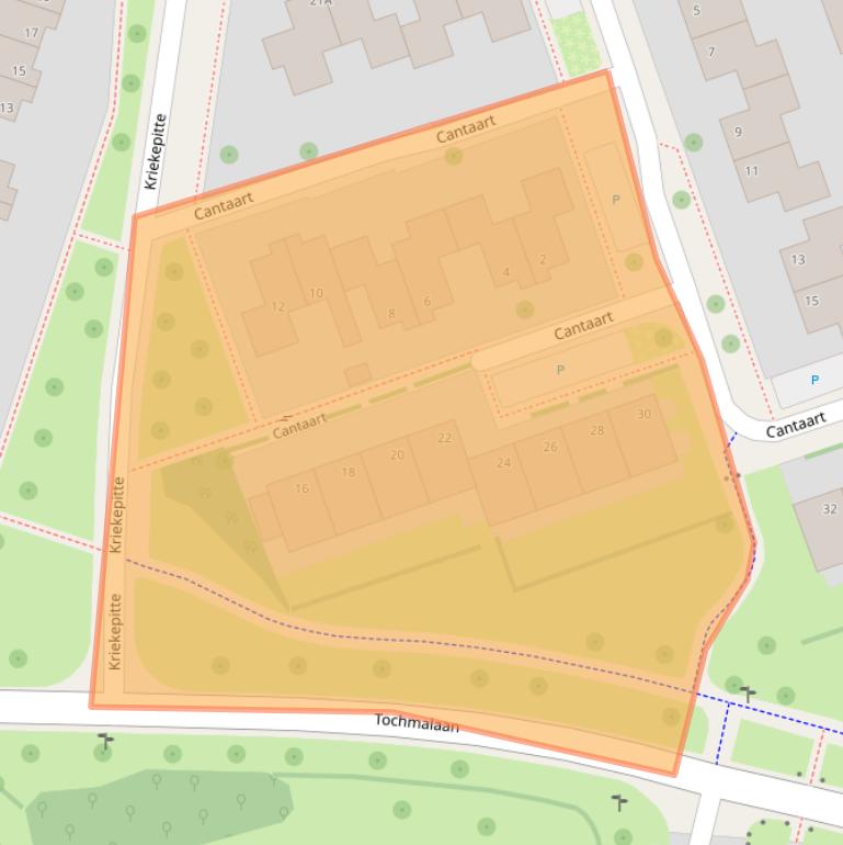 Kaart van postcodegebied 9291AL.