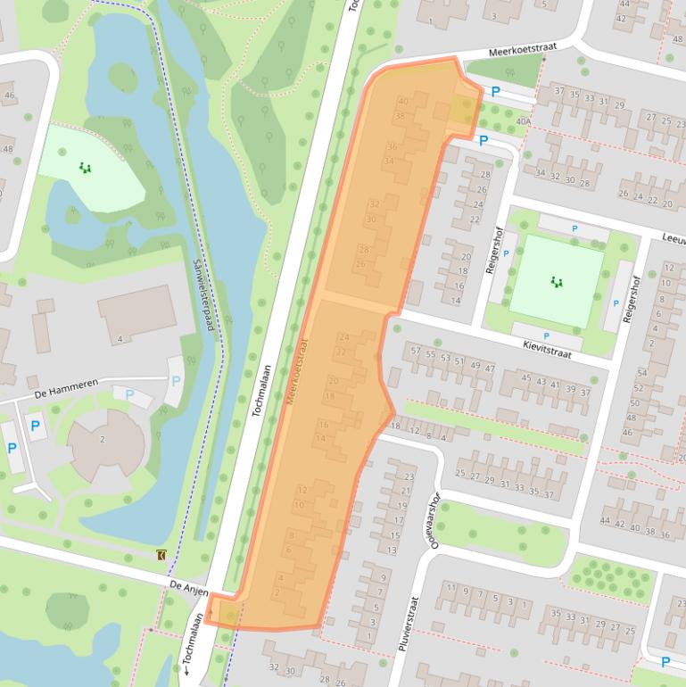 Kaart van postcodegebied 9291BA.