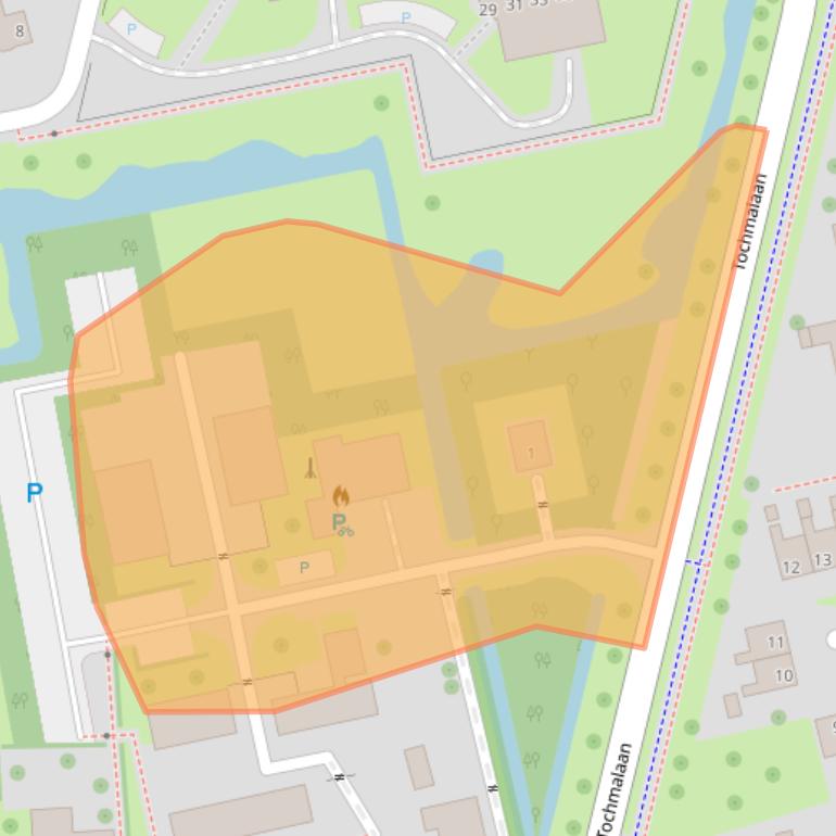 Kaart van postcodegebied 9291BV.