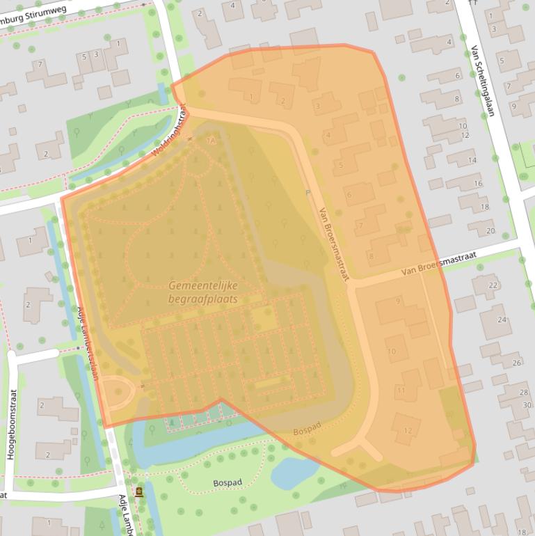 Kaart van postcodegebied 9291CZ.