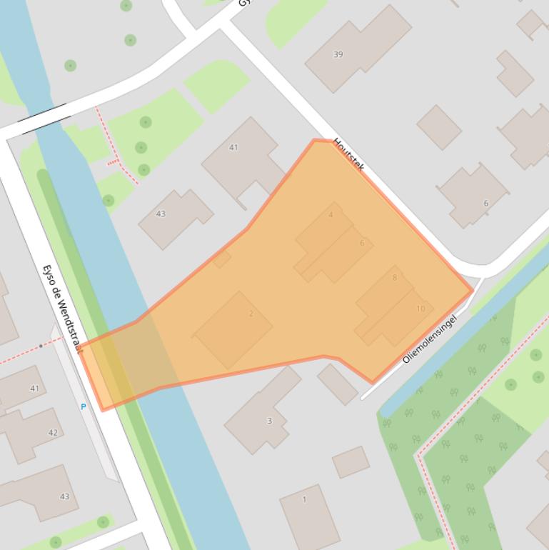 Kaart van postcodegebied 9291DD.