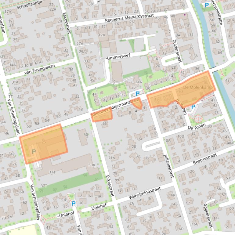 Kaart van postcodegebied 9291HA.