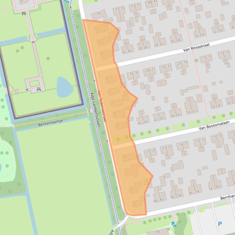 Kaart van postcodegebied 9291HK.