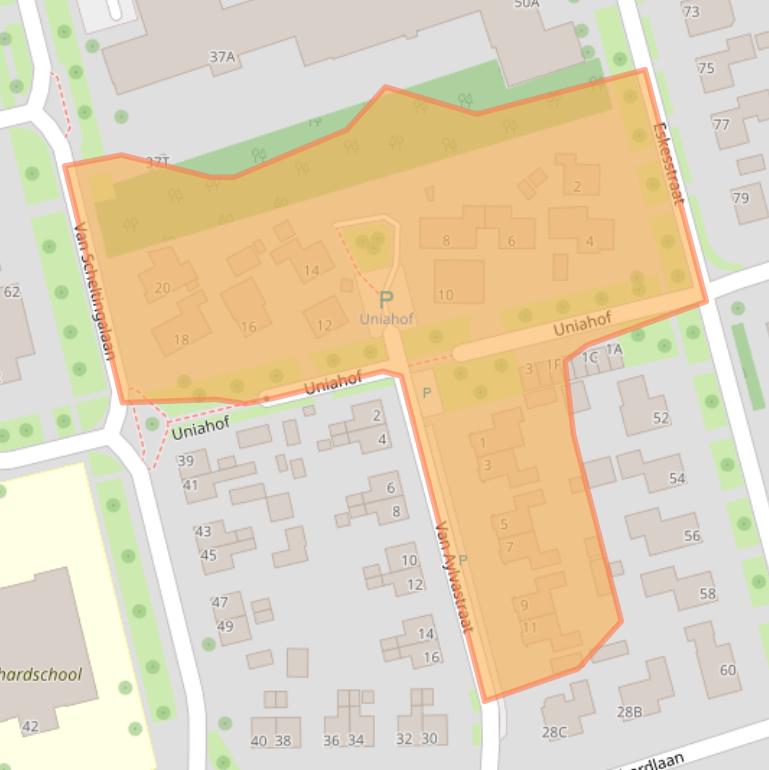 Kaart van postcodegebied 9291HR.