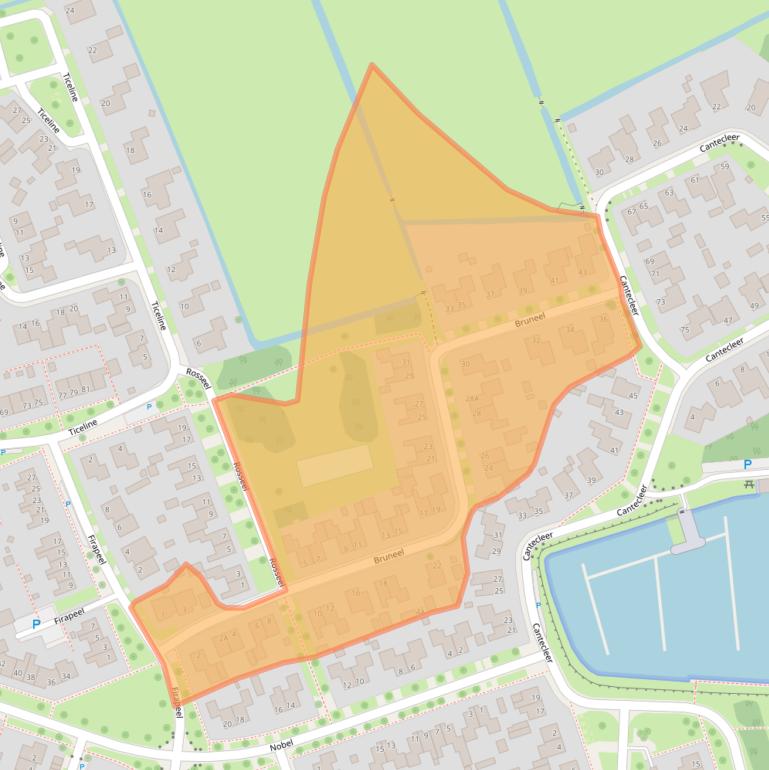 Kaart van postcodegebied 9291JB.