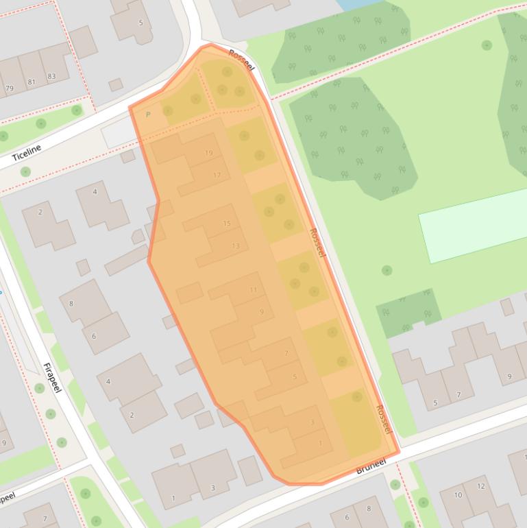 Kaart van postcodegebied 9291JG.