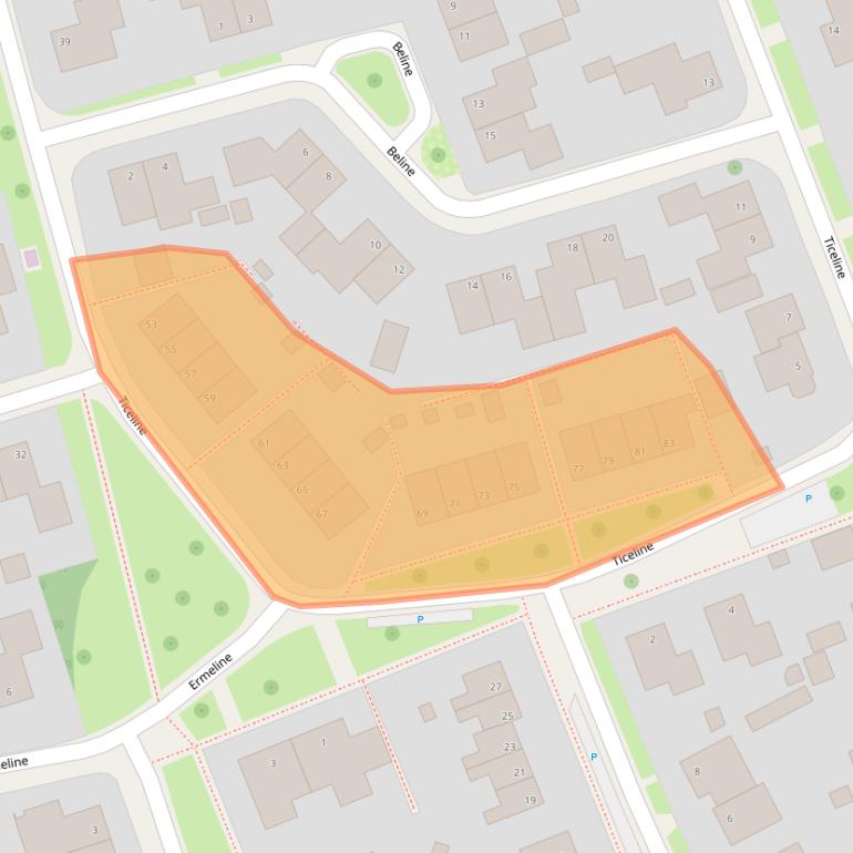 Kaart van postcodegebied 9291JL.