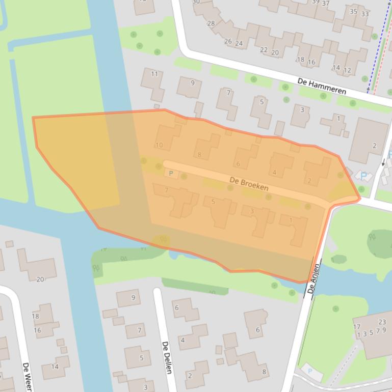 Kaart van postcodegebied 9291PD.