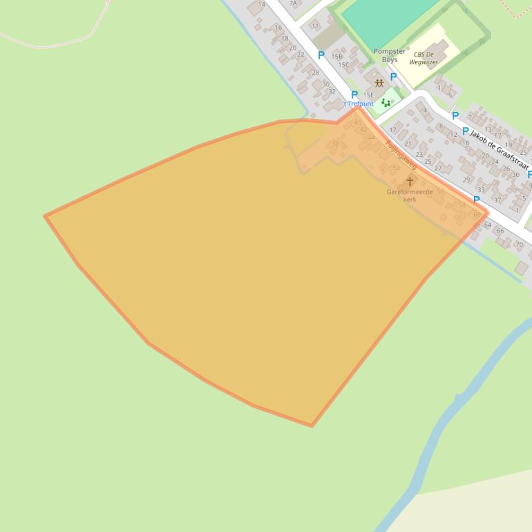 Kaart van postcodegebied 9293LM.