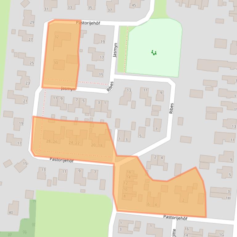 Kaart van postcodegebied 9294KA.